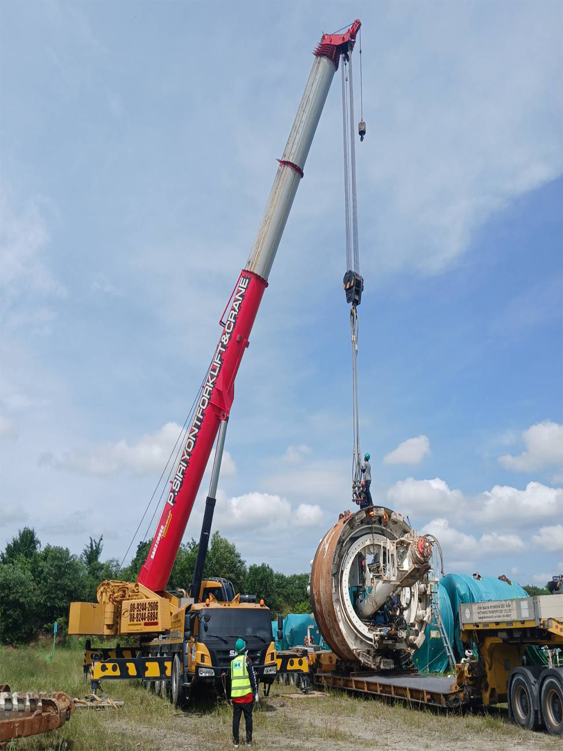 รวมผลงานให้เช่า รถโฟล์คลิฟ รถเครน รถกระเช้า ประจำเดือนตุลาคม