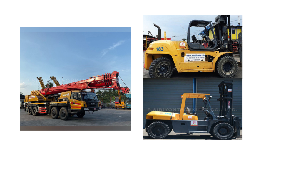 รถเครนรถโฟล์คลิฟท์